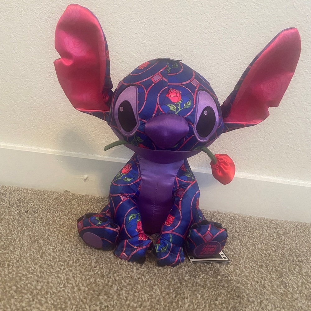 Stitch Crashes Disney Beauty and The Beast Plush